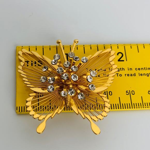 1980’s Monet Butterfly Brooch Pin - Picture 6 of 6